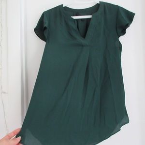 Emerald JCrew blouse